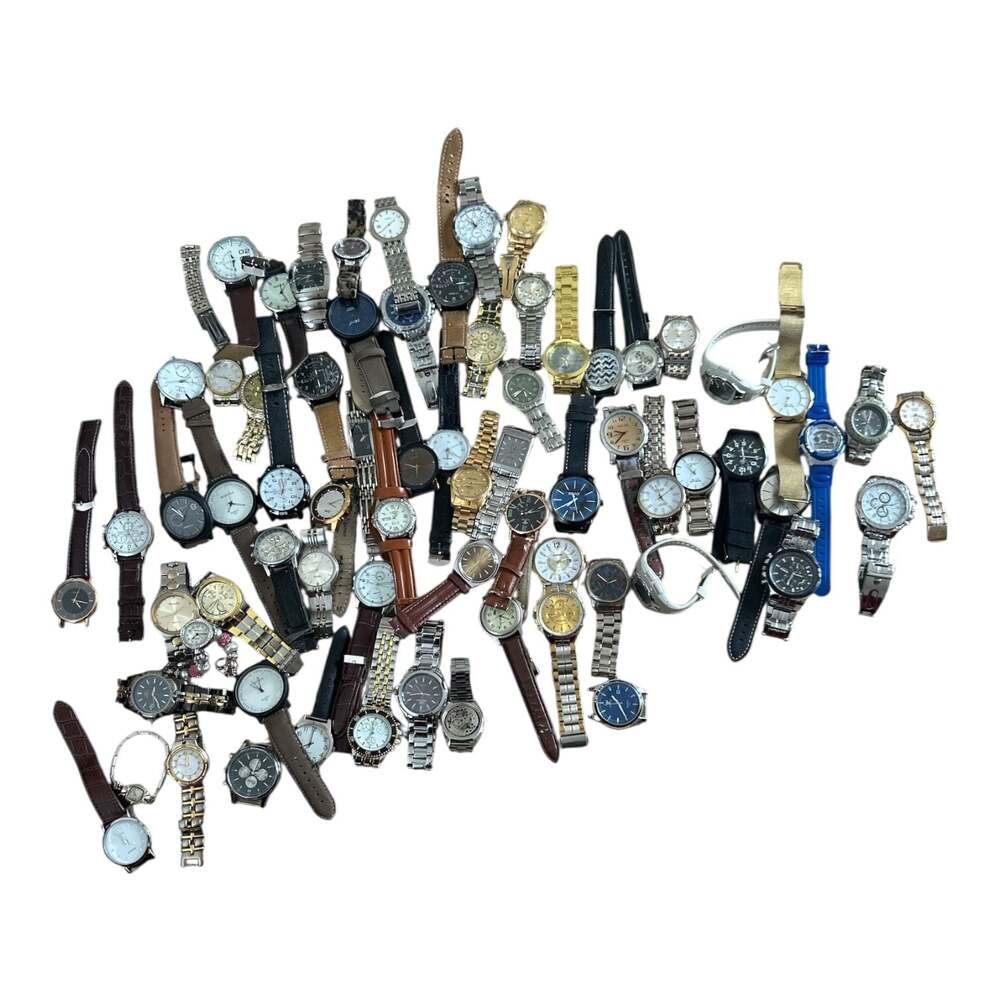 Large Lot of Over 70 Vintage and Modern Wristwatches - Watches for Parts, Repair